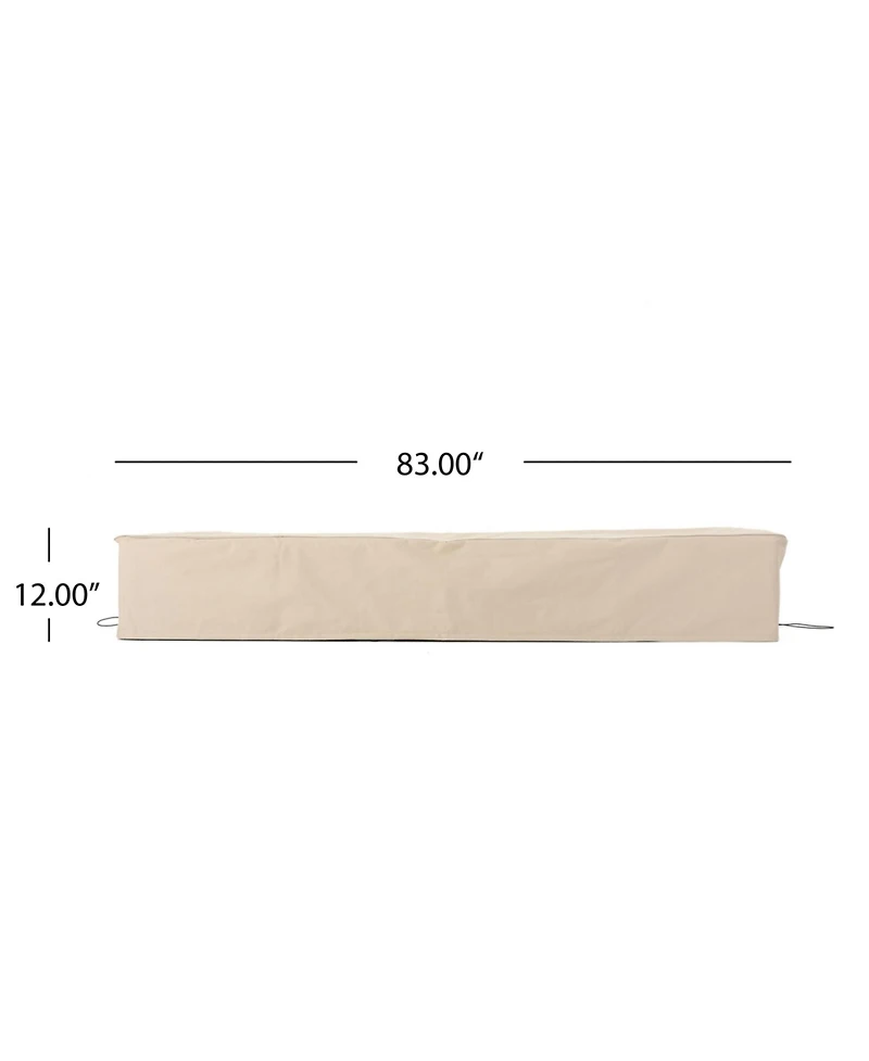 Busdays Chaise Lounge Cushion Outdoor Patio Cushion Replacement Thick Comfortable Seat Pad