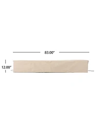 Busdays Chaise Lounge Cushion Outdoor Patio Cushion Replacement Thick Comfortable Seat Pad