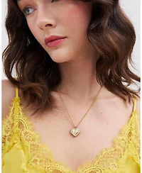 Fable England Jasmine Heart Locket Necklace