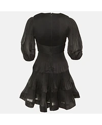 Pre-Owned Zimmermann Women's Pre-Owned Zimmerman Plisse Mini Dress
