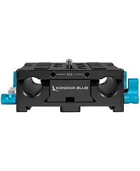 Kondor Blue Lws Arri Bridge Plate with Riser Plate for C70/Bmpcc 6K Pro/Ursa Mini/FX6/Venice