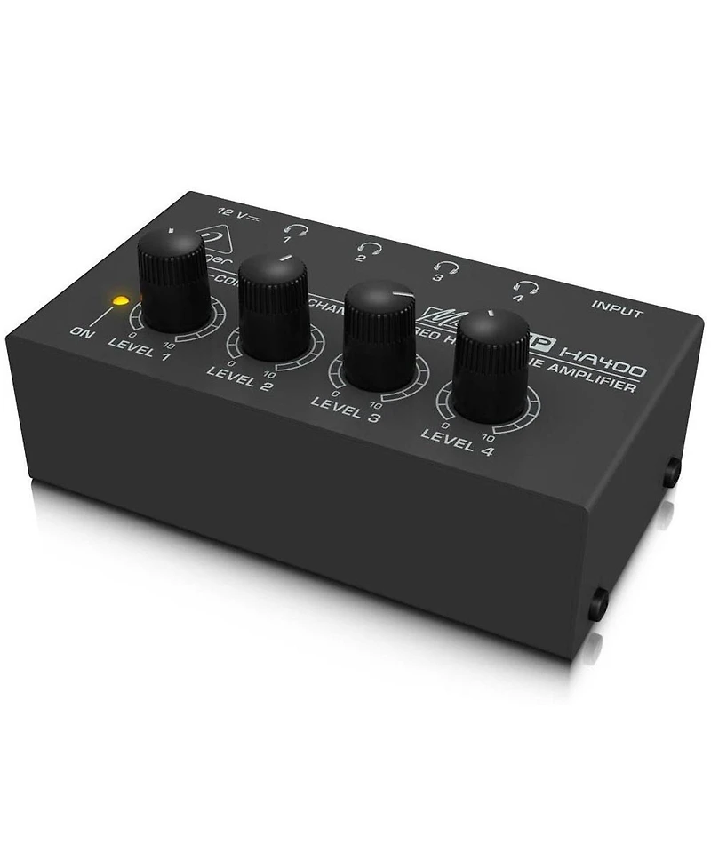 Behringer Ha-400 Ultra Compact 4-Channel Stereo Headphone Amplifier