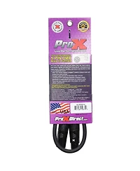 ProX Xc-5PDMX03 3' 5-Pin DMX XLR5-m to XLR5-f High Performance Cable