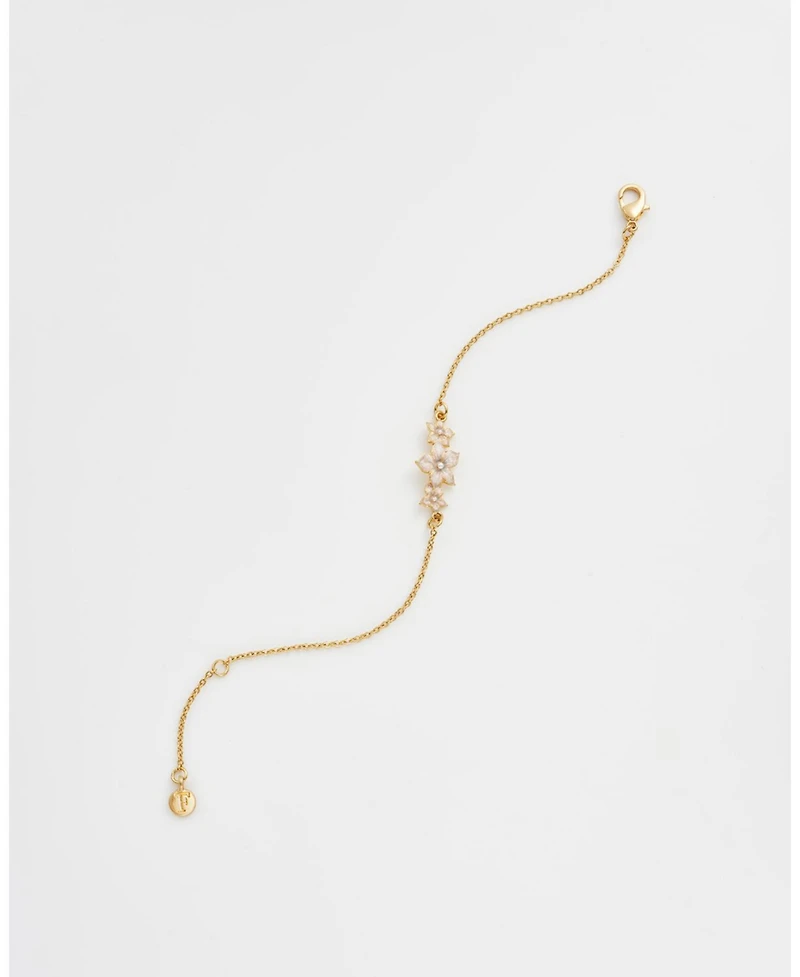 Fable England Jasmine and Pearl Bracelet