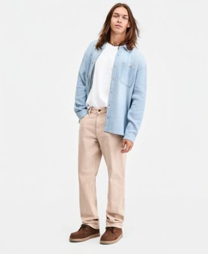Sun Stone Mens Journey Slim Straight Jeans Denim Overshirt Macys Exclusive