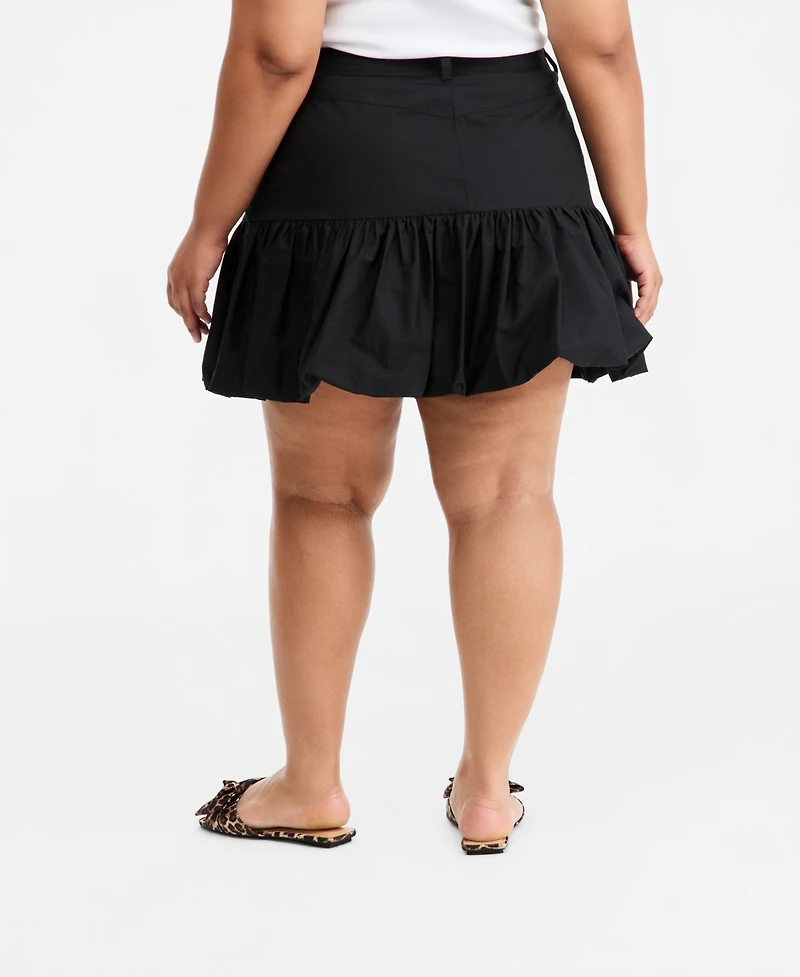On 34th Trendy Plus High-Rise Drop-Waist Bubble-Hem Skirt, Macy's Exclusive