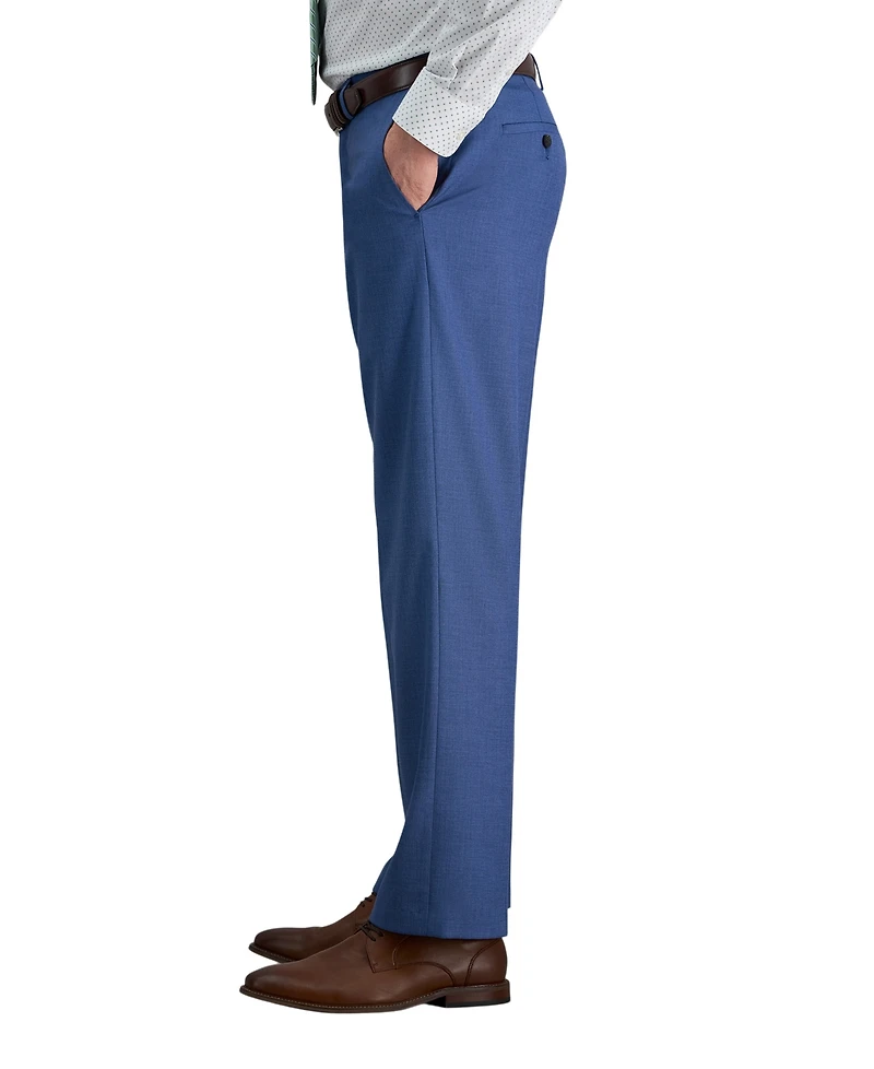 Jmh Men Premium Stretch Classic Fit Flat Front Suit Pant