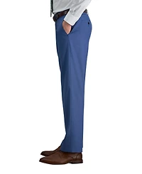 Jmh Men Premium Stretch Classic Fit Flat Front Suit Pant