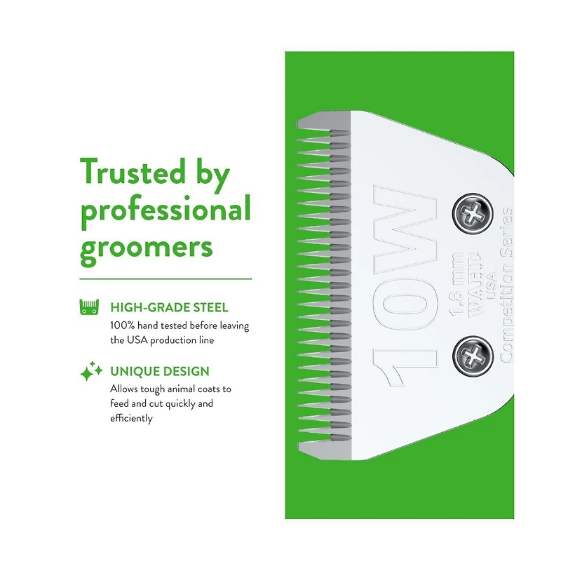 Wahl Professional Animal 10W Extra Wide Competition Series Detachable Blade