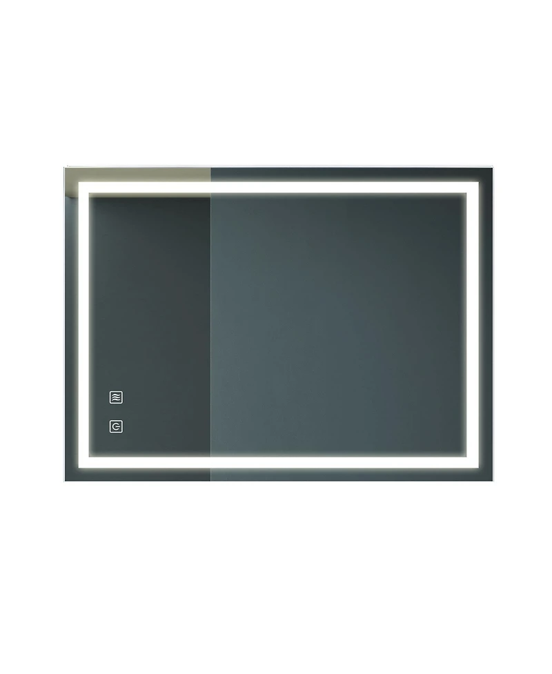 Phying Classy Led Vanity Mirror High Lumen Dimmable Touch Wall Switch Control Anti Fog Bathroom Mirror with Focused Backplane
