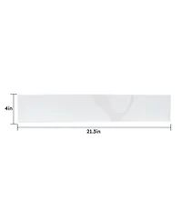Sillysis Double Sink Quartz Bathroom Vanity Top with Undermount Sinks, Carrara Marble Look, 4" Backsplash, Stain and Heat Resistant