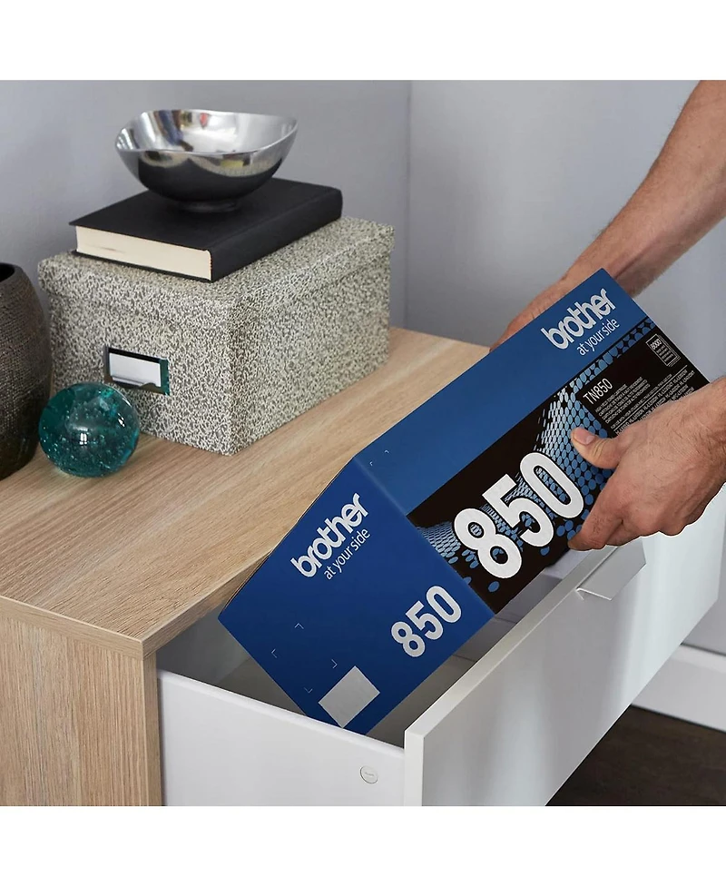 Brother TN850 High Yield Toner Cartridge, Up to 8000 Pages