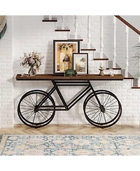 Slickblue Bicycle Console Table for Entryway or Living Room