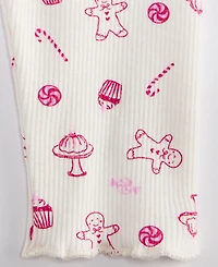 First Impressions Baby Girls' 3M-24M Mix & Match Little-Treats-Print Ribbed Leggings, Macy's Exclusive