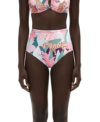 Jessie Zhao New York Women's Jungle Rose Reversible Bikini Bottom