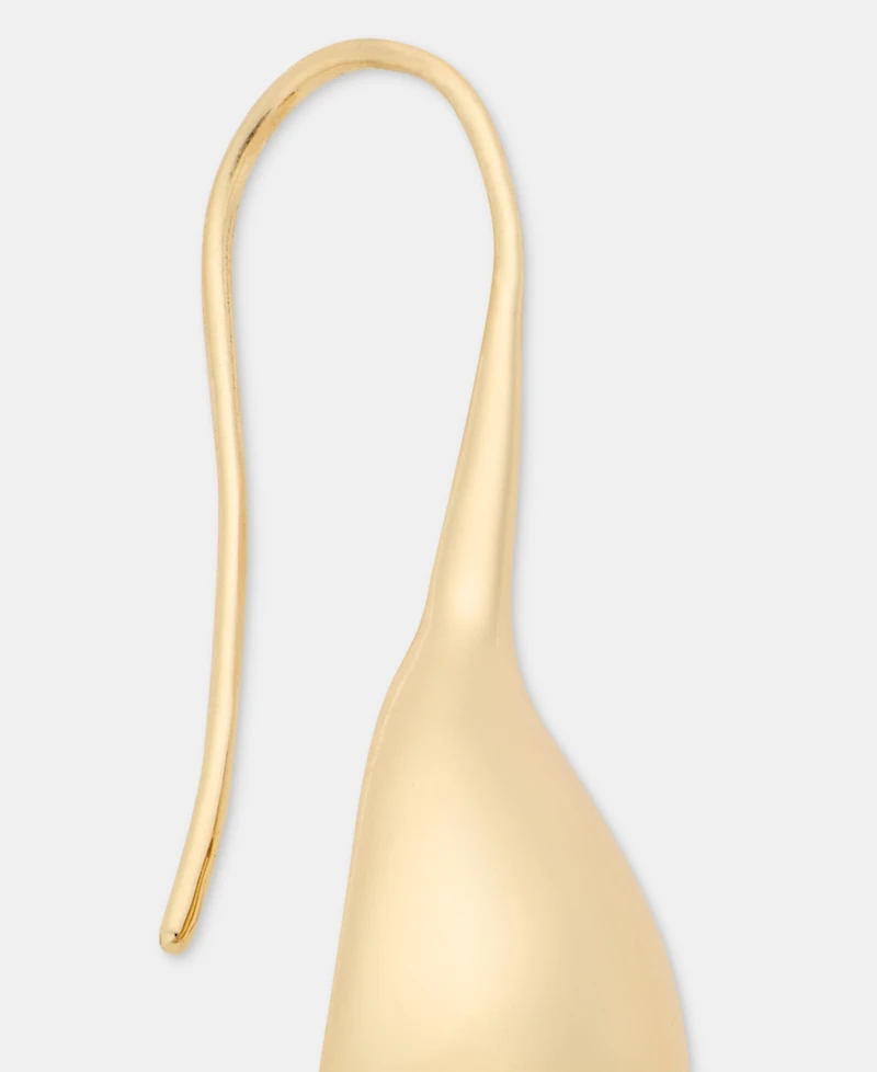 Dkny Puffy Teardrop Threader Earrings