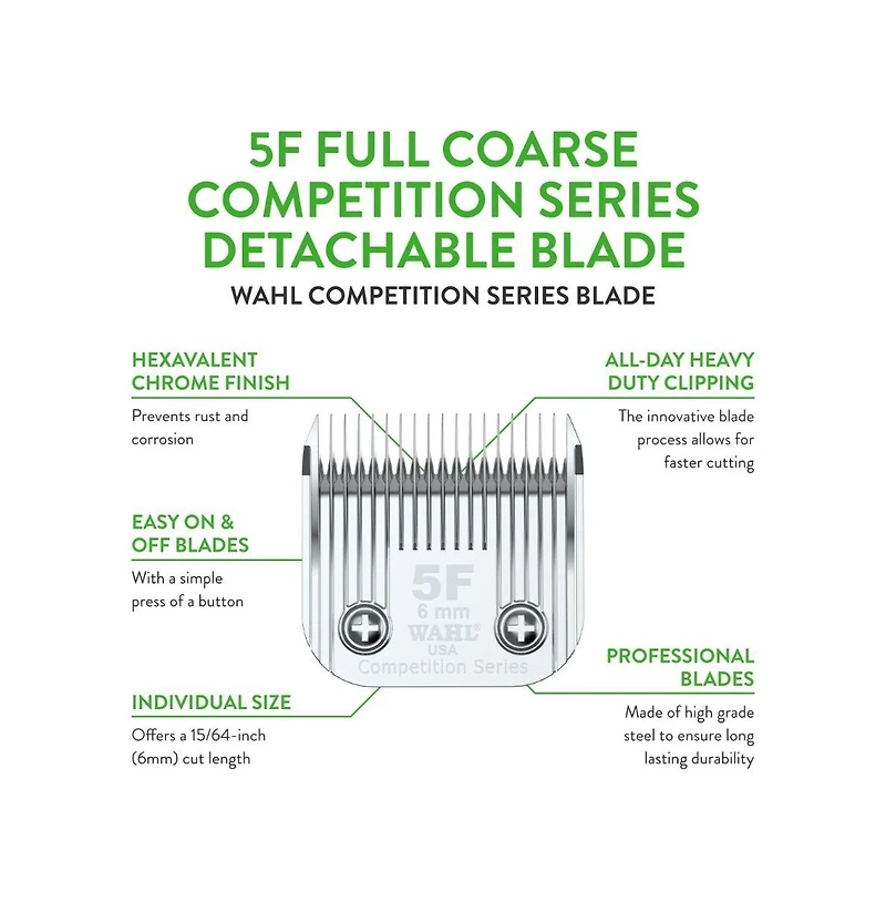 Wahl Professional Animal 5F Full Coarse Competition Series Detachable Blade