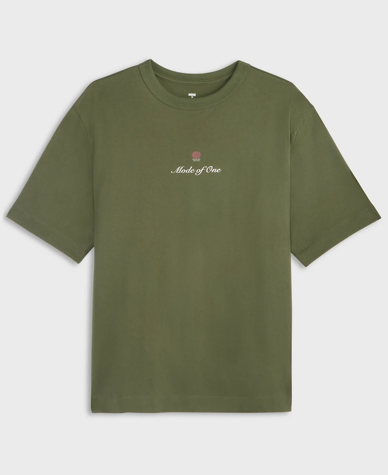 Mode of One Men's Logo Graphic Crewneck T-Shirt, Macy's Exclusive