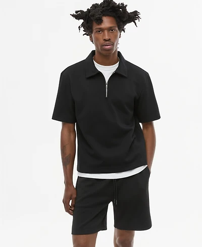 Mode of One Men's Quarter-Zip Sweatshirt Polo, Macy's Exclusive