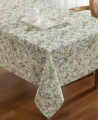 Laura Ashley Linen Blend Country Meadow Tablecloth