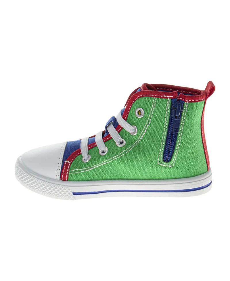 Sesame Street Kids All Your Friends High Top Sneakers Kids' Fun Character Design Play Ready Comfort Fit Durable Everyday Wear