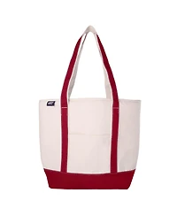 Lands' End Insulated Tote Bag with Zip Closure, Large Cooler for Travel, Pool, and Park