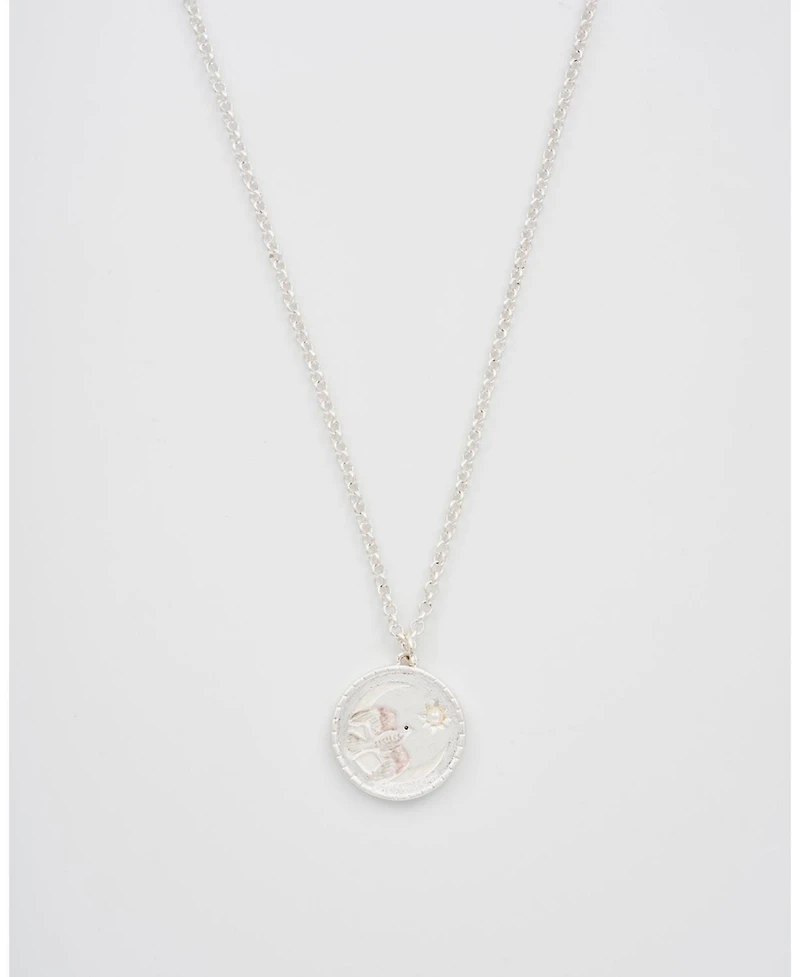 Fable England Silver Dove Spirit Guide Necklace