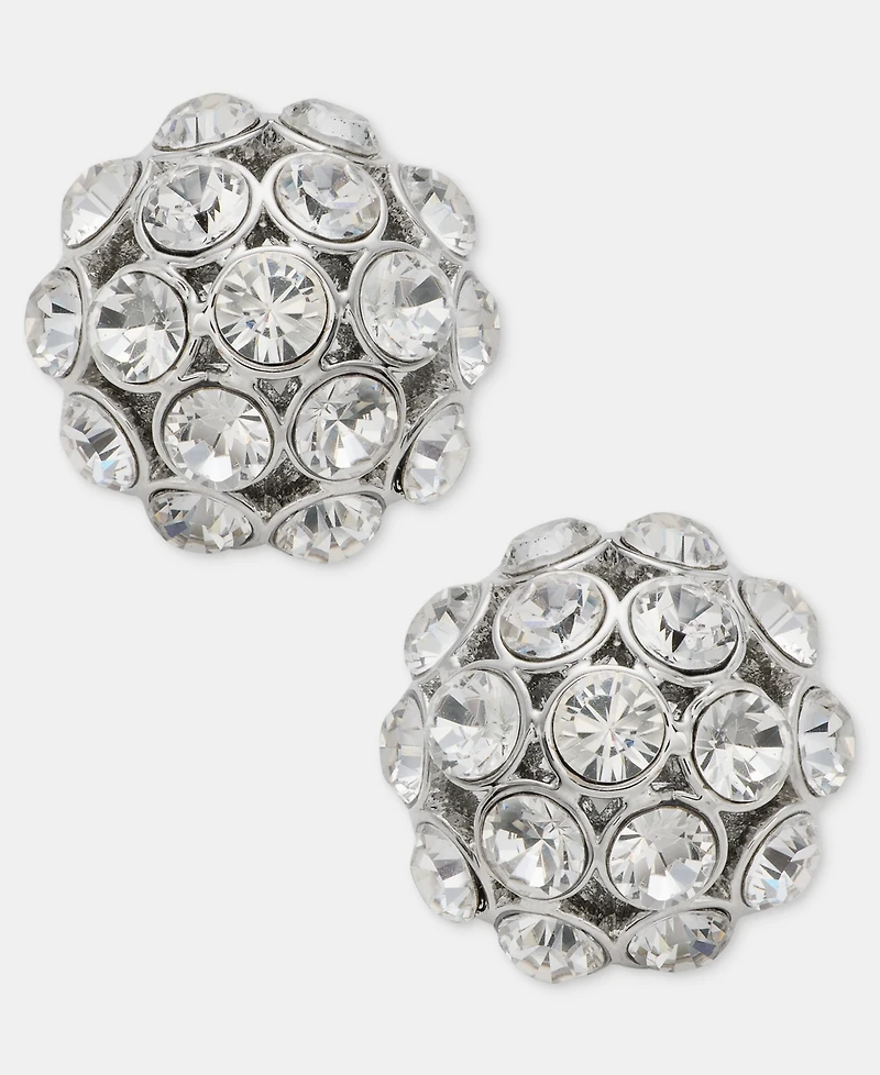 Givenchy Pave Cluster Stud Earrings
