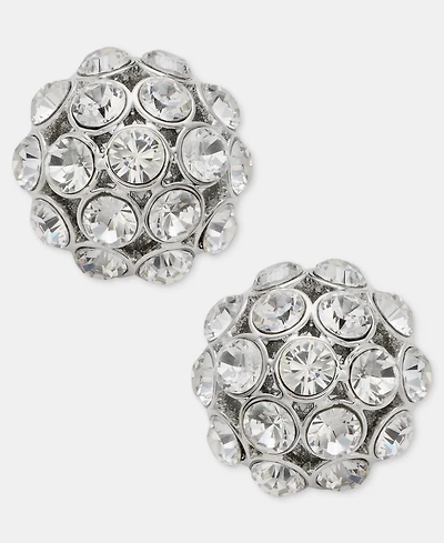 Givenchy Pave Cluster Stud Earrings