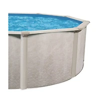 Aquarian Phoenix Series 15 Foot x 52 Inch Steel Frame Above Ground Swimming Pool