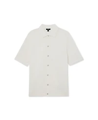 Reiss Men's Clifton Button Through Textured Shirt