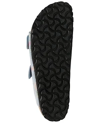 Birkenstock Women's Arizona Flower Print Suede Leather Sandals from Finish Line