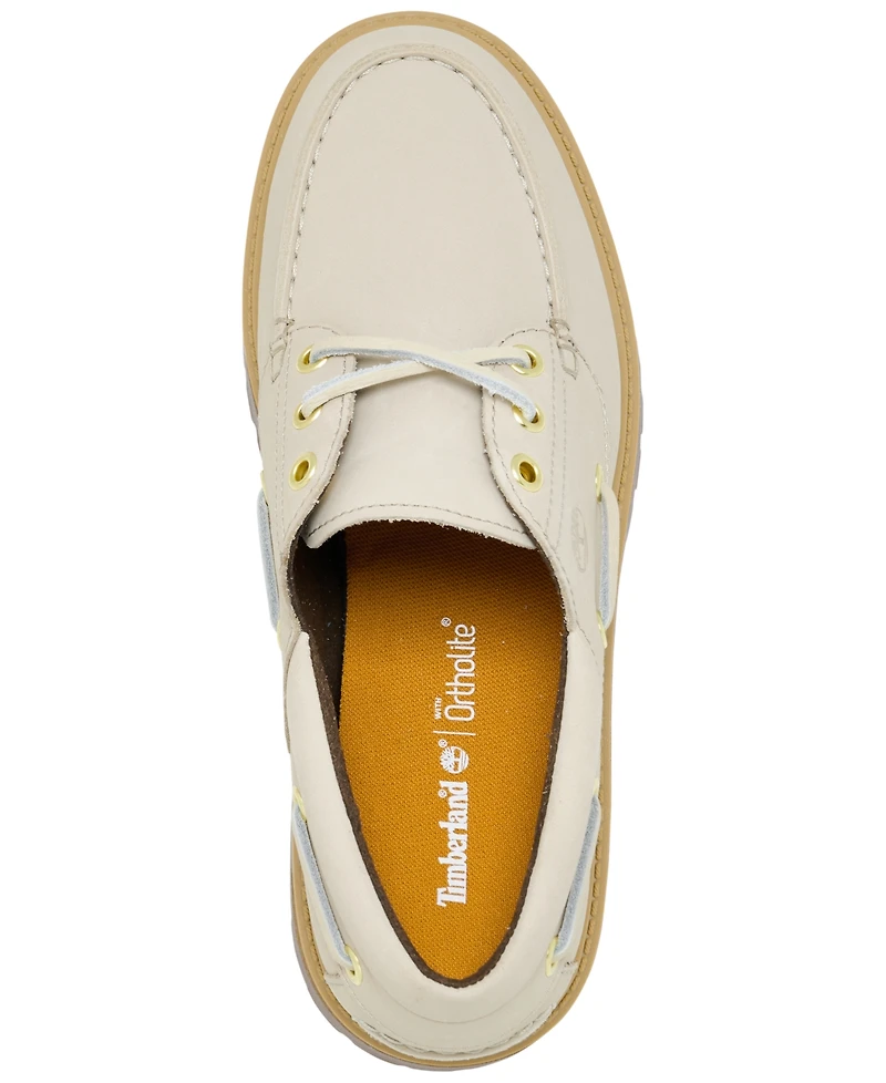 Timberland Women's Stone Street Platform Boat Shoes from Finish Line