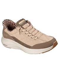 Skechers Slip-Ins Women's Contour Foam - Cozy Fit Leopard Dream Lifestyle Sneakers from Finish Line