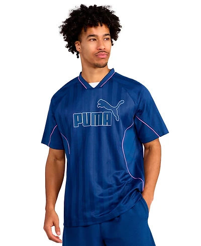 Puma Men's Sport Stripe V-Neck Jersey