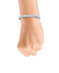 Macy's Kids' Bead Bangle in Sterling Silver