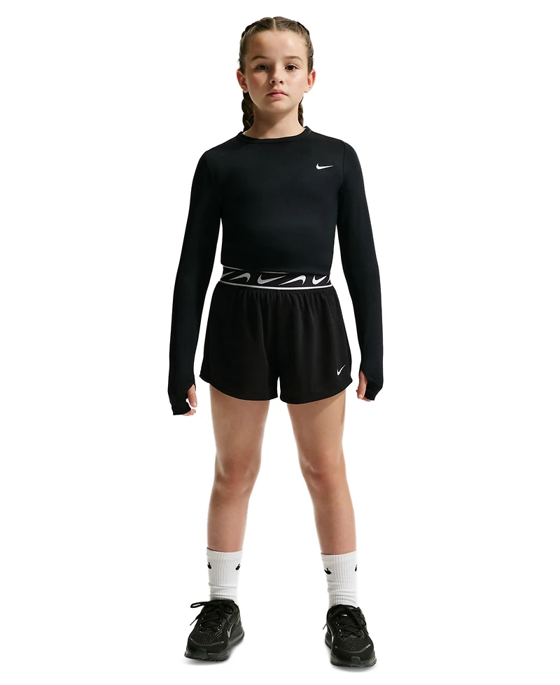 Nike Girls' 8-18 Dri-fit Mid-Rise Running Shorts