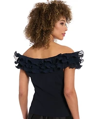 Muse Women's Ruffle Off-The-Shoulder Top