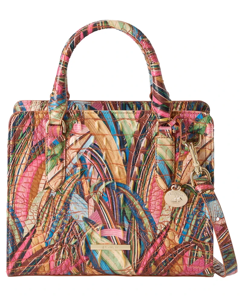 Brahmin Cami Small Leather Satchel Handbag