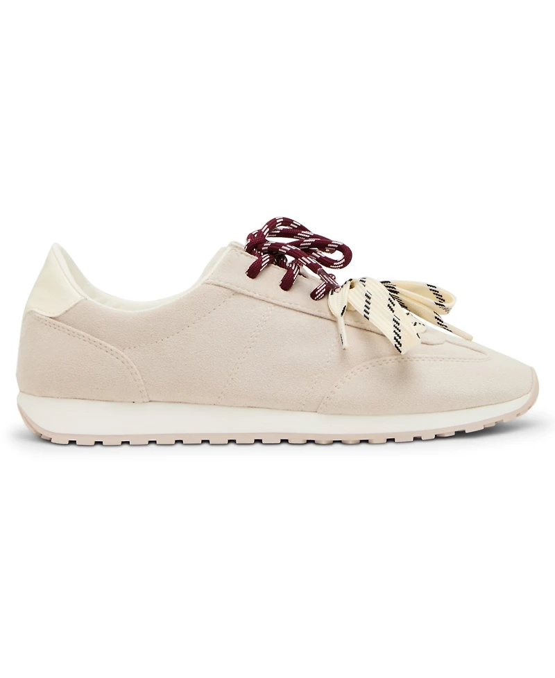 Madden Girl Women's Ripley Multi Lace Low-Profile Sneakers