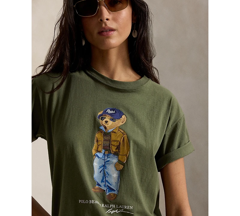 Polo Ralph Lauren Women's Vintage Cotton Jersey Crewneck T-Shirt