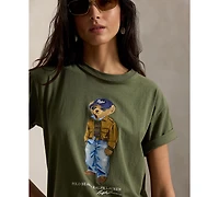 Polo Ralph Lauren Women's Vintage Cotton Jersey Crewneck T-Shirt