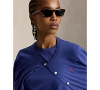 Polo Ralph Lauren Women's Crewneck Button-Up Cardigan Sweater