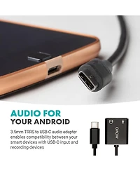 Movo Usbc-AC2 Trs Mic. to Usb-c Stereo Audio Sound Card