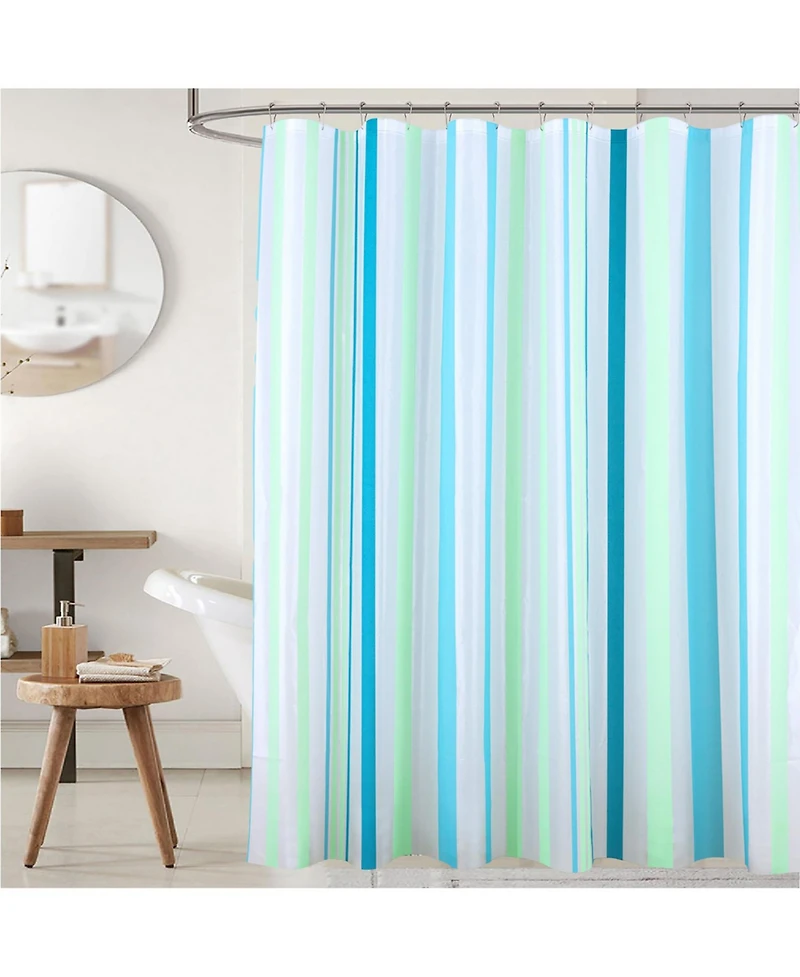 Rt Designers Collection 90 Gsm Printed Peva Glit Evan Shower Curtain 70" x 72"