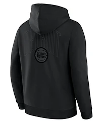 Fanatics Men's Detroit Pistons Black Out Hoodie