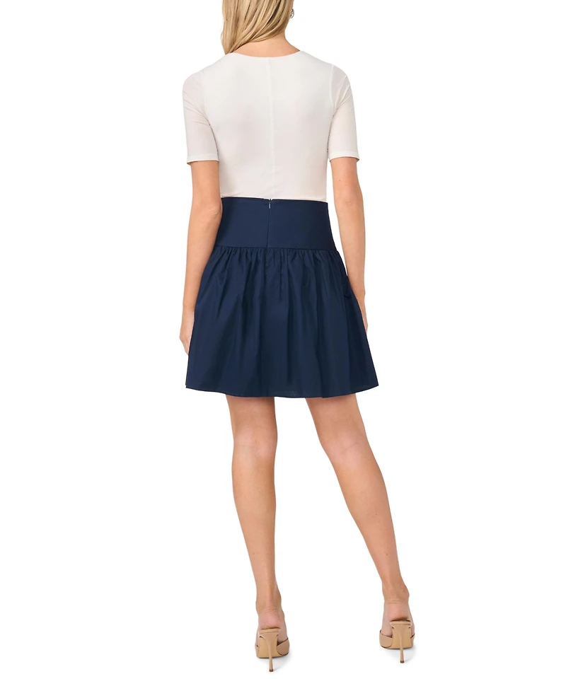 1.state Women's Cotton Mini Skirt