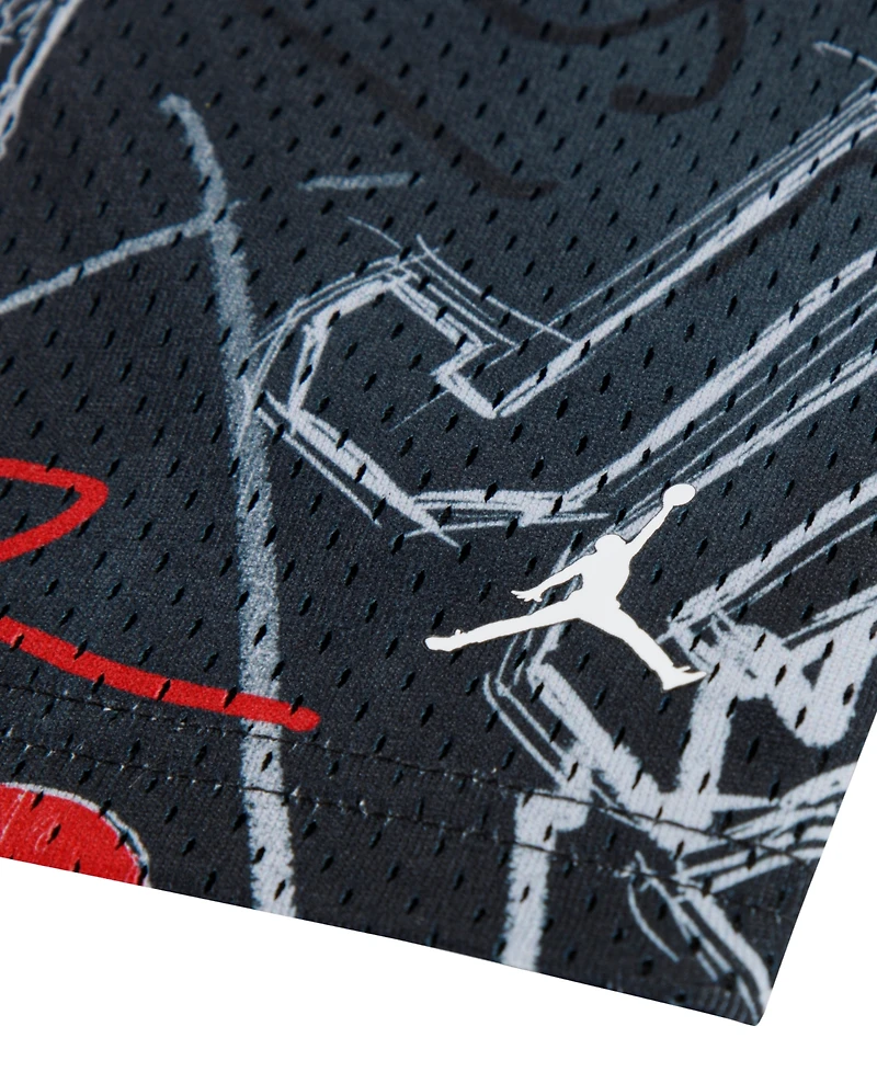 Jordan Boys' 8-20 Notebook Doodle Printed Shorts