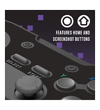 Retro-Bit Legacy16 2.4GHz Wireless Controller for Snes, Switch, and Usb Devices - Onyx