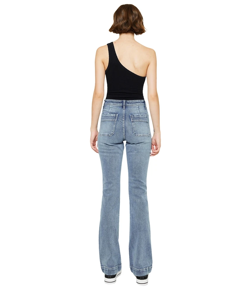 KanCan Women's Carrie High Rise Vintage Bootcut Jeans